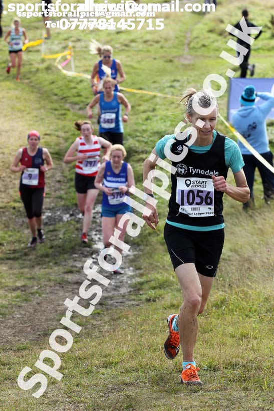 Senior womens 2019 Start Fitness Harrier League, Wrekenton, Gateshead. Photo: David T. Hewitson/Sports for All Pics